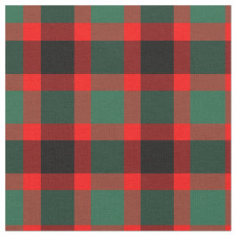 Julrött och Grönt Festive Plade Mönster Tyg