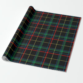Julrött och Grönt Tartan Presentpapper
