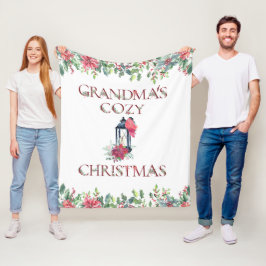 Julrött, Vita farmors Mysiga Fleece Blanket