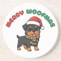Julrottweiler Underlägg: Merry Woofmas