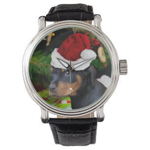 JulRottweiler valp Armbandsur