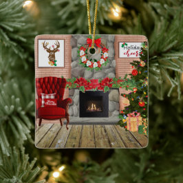 Julrummet metall ornament