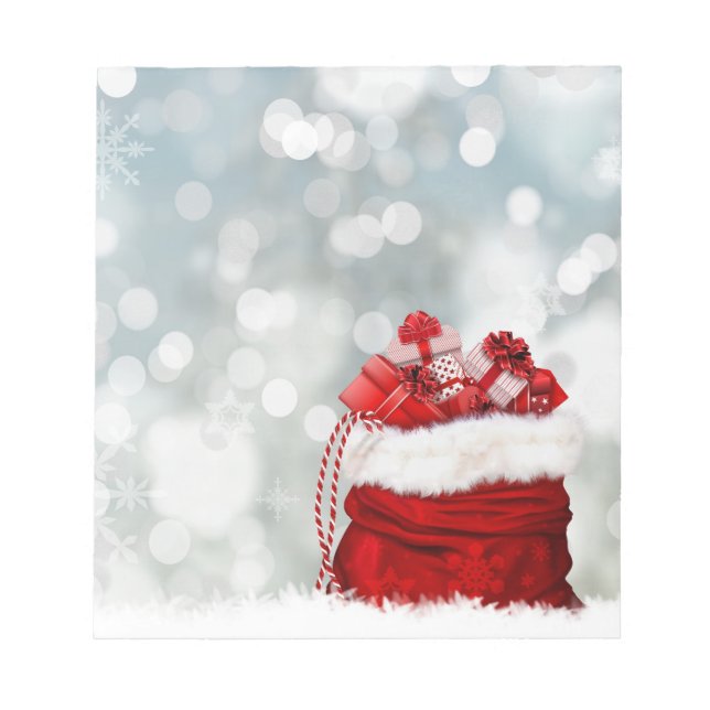 Julsäck Anteckningsblock (Framsida)