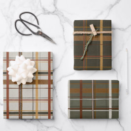 Julsamling | Plaid Grönt, Cream, Tan