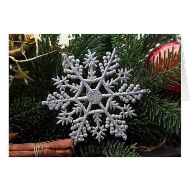 Julsammansättning Hälsningskort (Framsidan Horizontal)