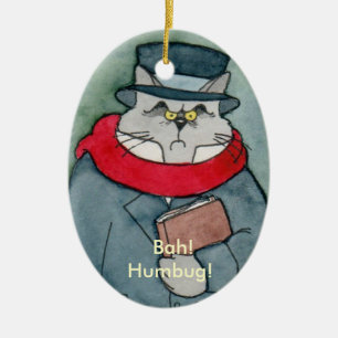 Julsång EbeMeowzer Scrooge Julgransprydnad Keramik