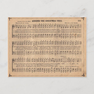 Julsång: Runt om julgranen Helg Vykort