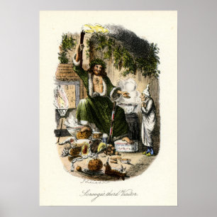 Julsång - spöke av julklapp poster