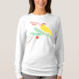 JulSångande Kanariefågel T Shirt