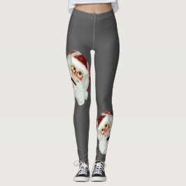 JulSanta damasker Leggings