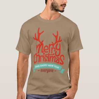 Julsären i Lycklig, jul och Lycklig ny fri T Shirt