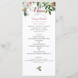 Julsäsongen Bröllop Menu Meny