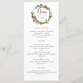 Julsäsongen Bröllop Menu Meny