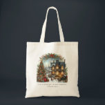 Julsäsongen Ceremony Bröllop Tote Bag Tygkasse<br><div class="desc">Om du vill ha ytterligare anpassningar eller andra matchande artiklar kan du kontakta mig på capriwedding@mail.com. Uppsättning gjord från teckningar av licensierad global artist och designern Capri Bröllop Papper & Co©. Upphovsrätt,  alla höger förbehållna.</div>