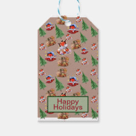 Julsäsongen Red Presentetikett