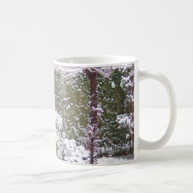 Julsäsongen, Snö i trädgården Kaffemugg (Höger)
