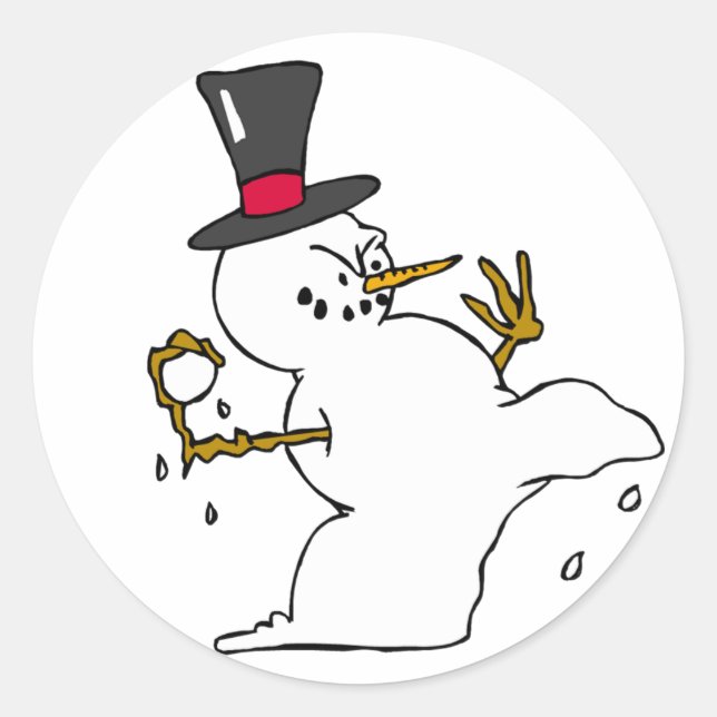 Julsäsongskonstruktion Sälar Runt Klistermärke (Framsida)