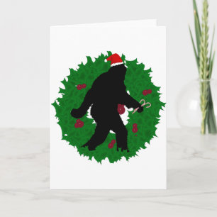 JulSasquatch-jakt Helgkort