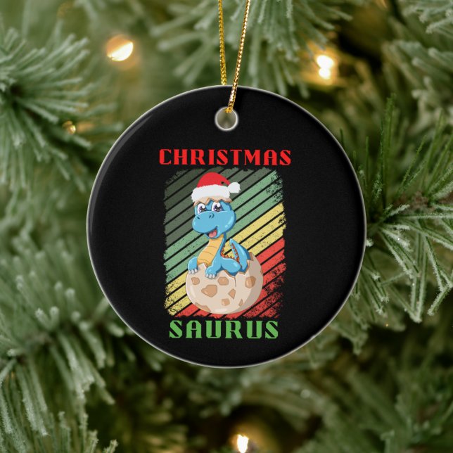 JULSAURIER JULGRANSPRYDNAD KERAMIK (Träd)