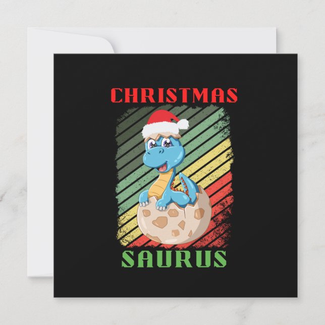 JULSAURIER JULKORT (Framsida)