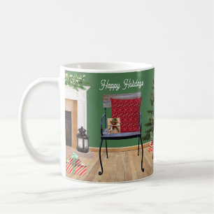 Julscenen Mugg i Rustic