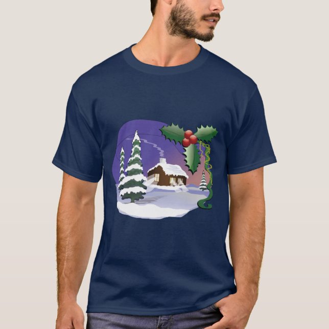 Julscenen T Shirt (Framsida)