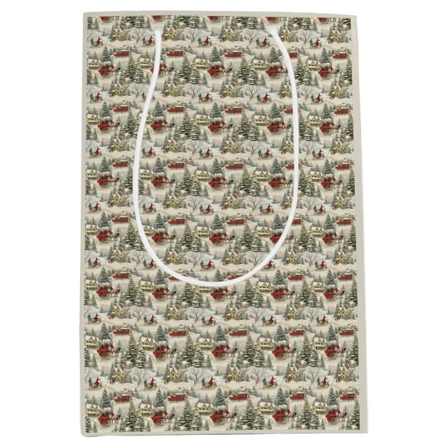 Julscenen vintage Land (Framsidan)