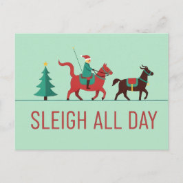 Julschytt hela dagen jul vykort