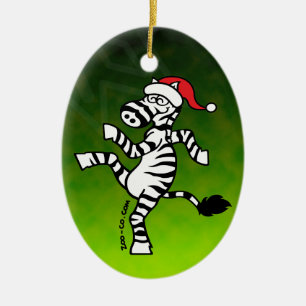 Julsebra Julgransprydnad Keramik