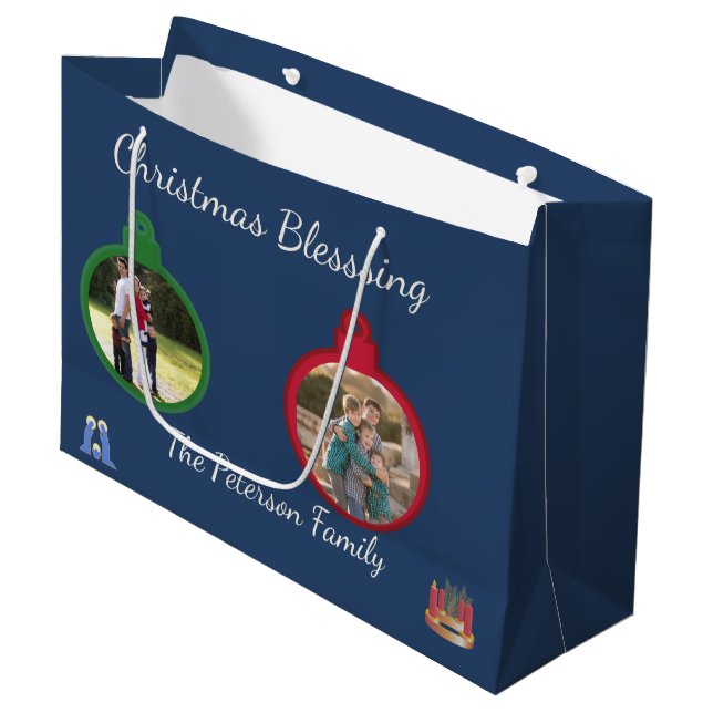 Julsegensnattvigd Ornament Stor Duo (Framsidan Vinklad)