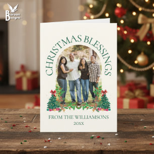 JULSEGNA Familjefoto Kort