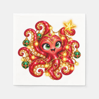 Julservetter – Evas Holiday Lights Pappersservett