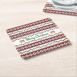 Julservetter Underlägg Papper Kvadrat