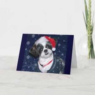 JulShih Tzu hund Helgkort