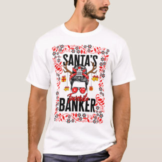 Julshirt, jultomtens favoritbank Messy T Shirt