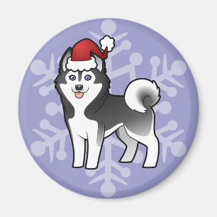 Julsiberian husky/alaskabo Malamute Magnet