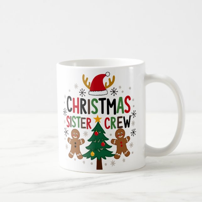 Julsister Crew Festive Gingertea Friends Kaffemugg (Höger)