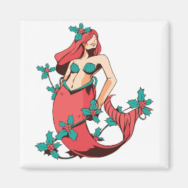 JulSjöjungfru Magnet