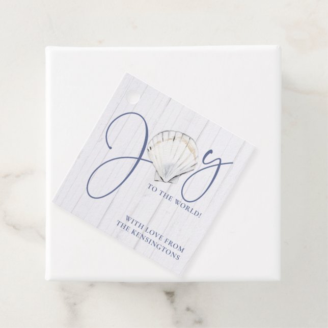 Julsjusjöns Nautiska Joy till världen Gåvor Etiketter (På plats)