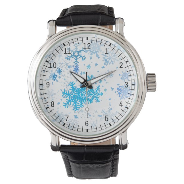 Julsk snowfall armbandsur (Framsida)