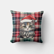Julskägget Santa Cat med Namn