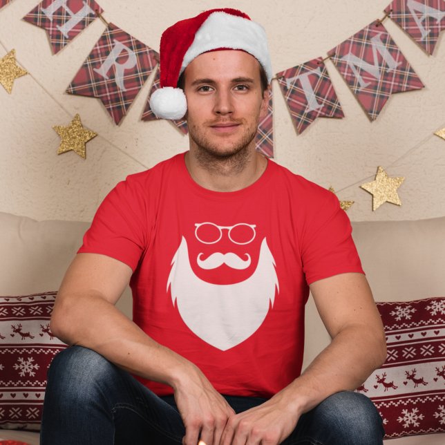 Julskägret Jultomten och Manarna Glass T Shirt (Skapare uppladdad)