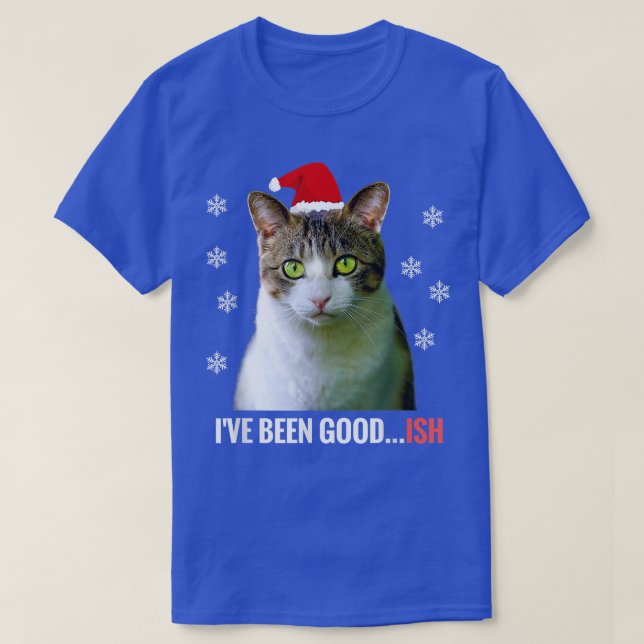 Julskål Goodisk, Kattunge med Santa Hat Tee (Design framsida)