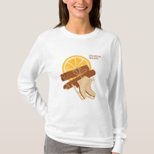 Julskål, kanel och isskal t shirt