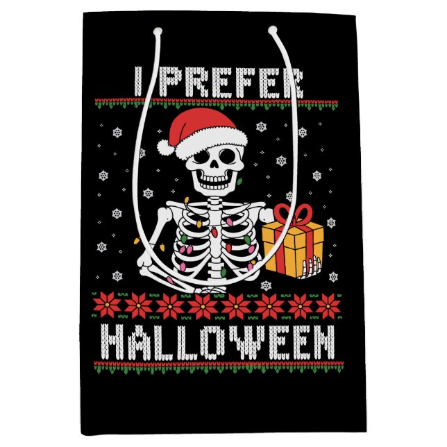 Julskalle Jag föredrar Halloween Ful jul  (Framsidan)