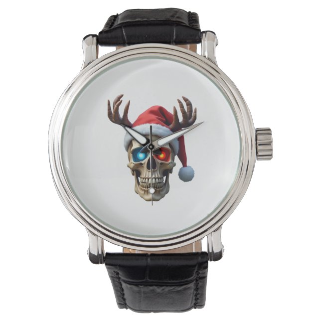Julskalle med tomteluva och horn Mystic  Armbandsur (Framsida)