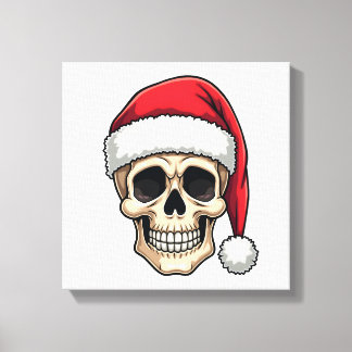 Julskalle Rolig Tomte XMES Herr Kvinnor T-Shirt Canvastryck