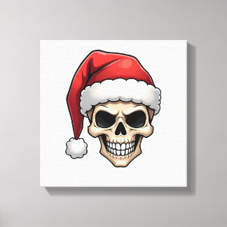 Julskalle Rolig Tomte XMES Herr Kvinnor T-Shirt Canvastryck