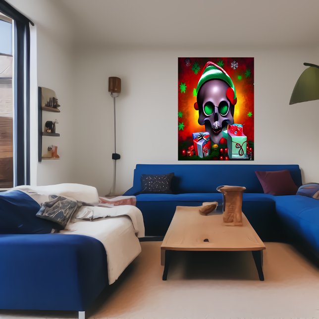 Julskallen | AI Art Poster (Skapare uppladdad)