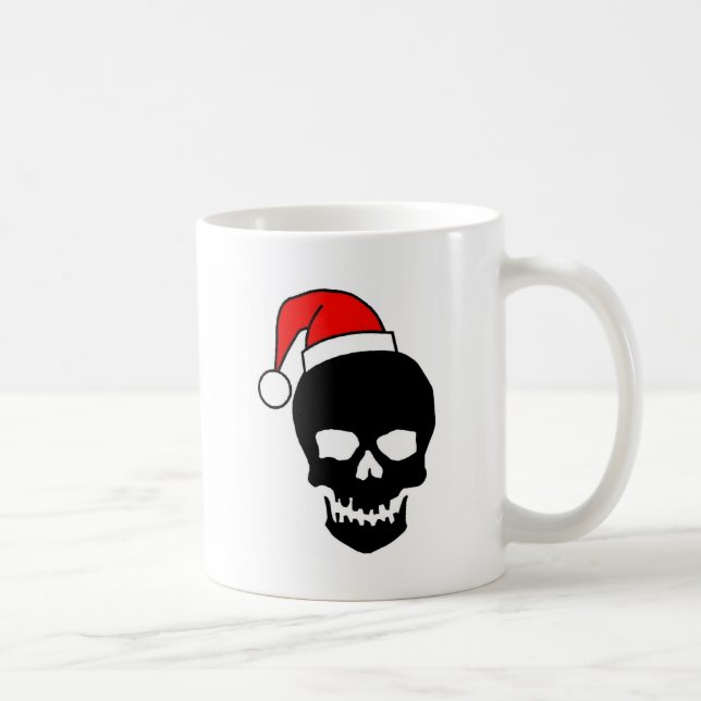 Julskallesvart Kaffemugg (Höger)